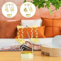 Rotating Tealight Holder Spinning Candleholder Windmill Spinning Candleholder Carousel Thermal Powered Windmill For Table Centerpiece Restaurant Wedding Home Decoration very well