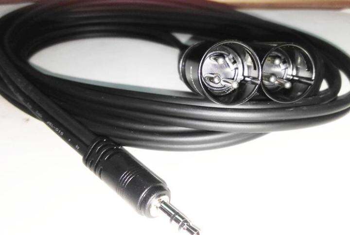 steve-accessory-สายสัญญาณเสียง-dynacom-หัวtr-st-3-5mm-ออก-xlr-ผู้-2c-ยาว-3-เมตรหัวหล่ออย่างดี