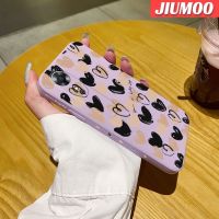 เคส JIUMOO สำหรับ OPPO เคส A17K A17จิตรกรรมภาพการ์ตูนรักดีไซน์ใหม่นิ่มเคสมือถือบางลายเคสขอบสี่เหลี่ยมซิลิโคนเคสนิ่มเคสป้องกันการกระแทก