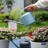 (GODZ)1800Ml Long Mouth Water Cans Home Plant Pot Bottle Watering Device Garden Tool