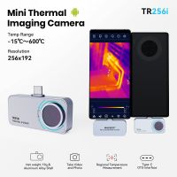 S54ไมล์ Tr256i Tr160i กล้องถ่ายภาพความร้อนขนาดเล็ก256X19 2 USB Type-C OTG สำหรับเครื่องตรวจจับอุณหภูมิอินฟราเรดด้วยแอป