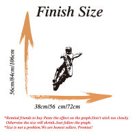 Motorcycle Speedway Rider Wall Sticker Motorcross Bike Stunt Trick Sport Wall Decal Kids Room Playroom Vinyl Decor