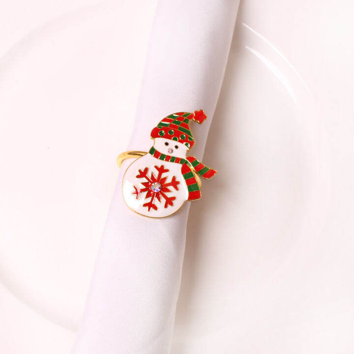 metal-snowman-napkin-ring-dinner-table-decoration-wedding-napkin-holders-christmas-napkin-ring-napkin-buckle