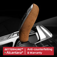 BETTERHUMZ สำหรับ BMW G30 G32 G38 G01 G02 G12 Alcantara ห่อรถเกียร์ Shift Knob Handle กรอบสติกเกอร์อุปกรณ์เสริม