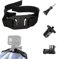 ℗☞﹉ Bike Motorcycle Hard Hat Helmet Strap For GoPro Hero 11 10 9 8 7 6 5 SJCAM SJ4000 Insta360 X3 EKEN DJI Action Camera Accessories