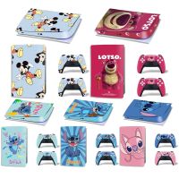 Disney Mickey Stitch Vinyl Skin Sticker For PlayStation 5 Digital PS5 PlayStation5 Game Console Handle Cover Protective Film