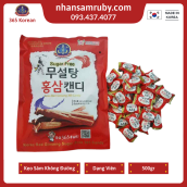 [HCM]Kẹo Hồng Sâm Hàn Quốc 365 không đường 500gr