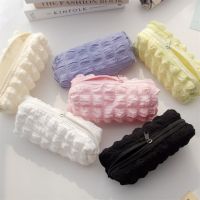 ▪۩ Large Capacity Pen Pouch Storage Bag School Supplies Kawaii Puffs Pencil Case Pencil Bag Pen Case Makeup Handbag