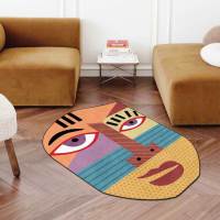 Personality Car Irregular Living Room Floor Mat Bedroom Non-slip Car 120x160cm Rugs Tribal Rug Area Rug Large