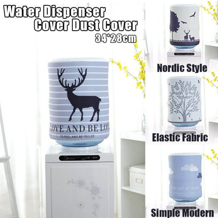 Water Dispenser Cover Dust Cover Nordic Style Elastic Fabric Simple