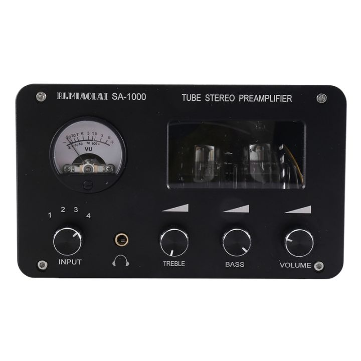 audiophile-tube-preamp-4-input-2-output-hifi-preamp-with-built-in-vu-level-meter