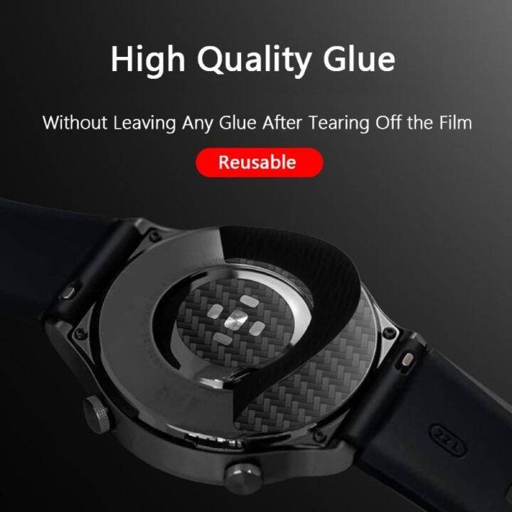 carbon-fiber-sticker-back-film-protector-for-huawei-honor-watch-gt-runner-2e-2-3-pro-ecg-gt2e-gt3-gt2-magic-2-46mm-not-glass