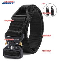 nc5yse960i6 2023 High Quality ABBREE Mens Tactical Nylon Belt Military Belt With Molle Clip Buckle Nylon Key Ring Outdoor High Quality Training Waist Belt