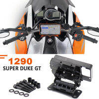 ใหม่อุปกรณ์มอเตอร์ไซค์สีดำที่วางศัพท์มือถือจีพีเอสยืนยึดสำหรับ1290 Super Duke GT 2016-2021 2020 2019 2018 2017