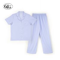 G&amp;G ชุดนอน เสื้อแขนสั้น + กางเกงขายาว Nightwear รุ่น EN2PB6