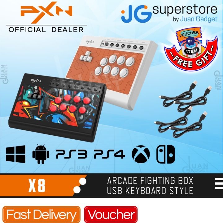 PXN X8 Arcade Fighting Box USB Keyboard Style for PC Android PS3