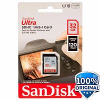 Sandisk Ultrasdhc Uhs-I Class 10 การ์ดหน่วยความจํา Sd (120Mb / S) 32Gb