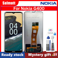 จอ LCD แบบดั้งเดิม Salmatt สำหรับเครื่องอ่านพิกัดจอแสดงผล LCD แบบสัมผัสหน้าจอ G400ของ Nokia G400 TA-1530หน้าจอ N1530DL แสดงผลพร้อมเครื่องมือฟรี