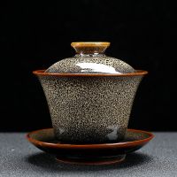 ✔☌✐Gaiwan ถ้วยชาชา Sancai Kung Fu,ถ้วยเตาเผาเปลี่ยนเยอะในบ้าน