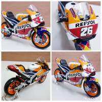 โมเดลรถมอเตอร์ไซค์  Maisto 2018 Moto GP honda RC213V Repsol honda ทีม 26 ทำจากเหล็ก สัดส่วน 1:18