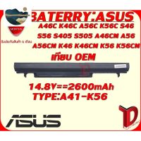 ⭐คุณภาพดี  BATTERY :S K56 เทีย OEM ใช้ได้กัรุ่น  A46C K46C A56C K56C S46 S56  S505 A46CM A56 A56CM K46 K46CM K56 K56CM มีการรัประกันคุณภาพ   ฮาร์ดแวร์คอมพิวเตอร์