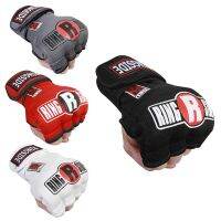 【LZ】♟  2pc Metade do Dedo Luvas De Boxe Gel One Piece Hand Strap Taekwondo Hand Protector Em vez de Bandagem Dedo Shield Straps