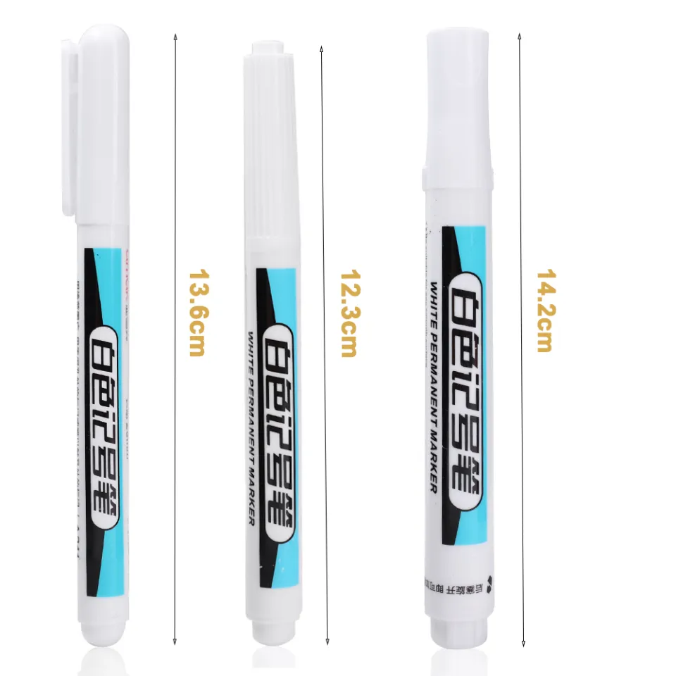 1.0mm Waterproof White Marker Pen Permanent Graffiti Gel Pencil