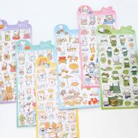 【YF】№  Korean Import Original NEKONI Animals PET Stickers Scrapbooking Diy Stationery Prizes