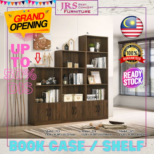 JRS 3/4/5 Tiers Book Case / Book Shelf / Book Rack / File & Multi