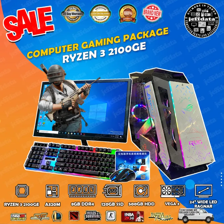 gaming-computer-set-ryzen-3-2100ge-8gb-ddr4-120gb-ssd-500gb-hdd-vega-3