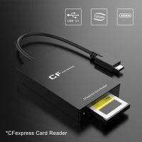 CFexpress Type B USB3.1เครื่องอ่านการ์ด Gen2ความเร็วสูง10Gbps การพิมพ์ผิดประเภท C เครื่องอ่านการ์ดอะแดปเตอร์เมมโมรี่การ์ด CFexpress B สำหรับ Windows/mac OS เครื่องอ่านการ์ด