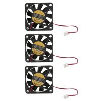 【Ready Stock&amp;COD】3X DC 12V 2Pins Cooling Fan 60mm x 15mm for PC Computer Case CPU Cooler