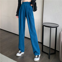 Corduroy Women Y2K Straight Pants women Winter Plush Thick Pants Lambskin Cashmere Trousers High Waist Cotton Loose Female