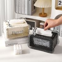 Modern Acrylic Tissue Box Modern Dining Room Decoration Home Table Napkin Holder Aesthetic Desk Accessories Tissue Storage Box