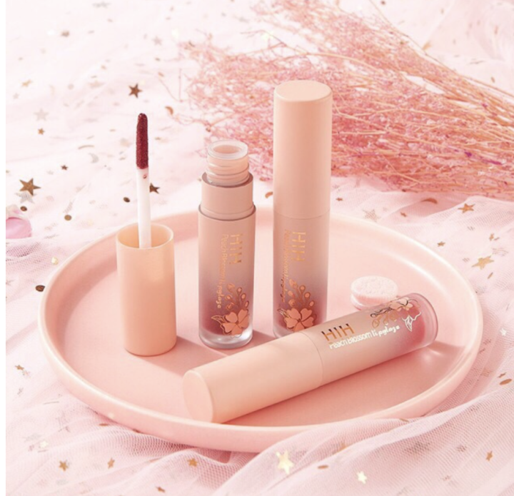 hih-peach-blossom-lip-glage-เซตลิป-โทนแดงก่ำ-เซต3แท่ง-ของแท้-พร้อมส่ง