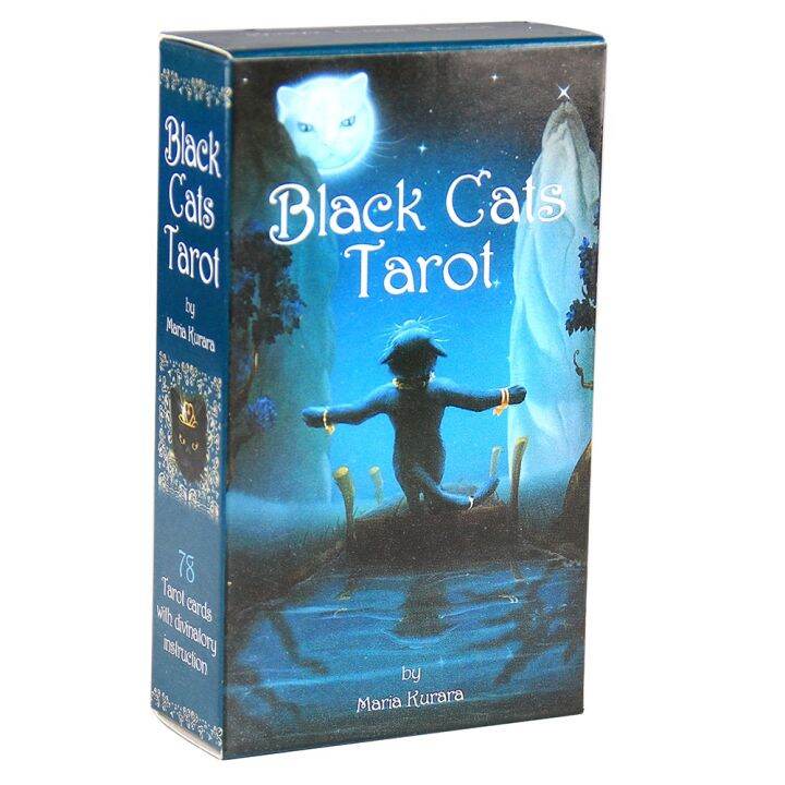 78Pcs Black Cats Tarot Deck Cards Lazada PH