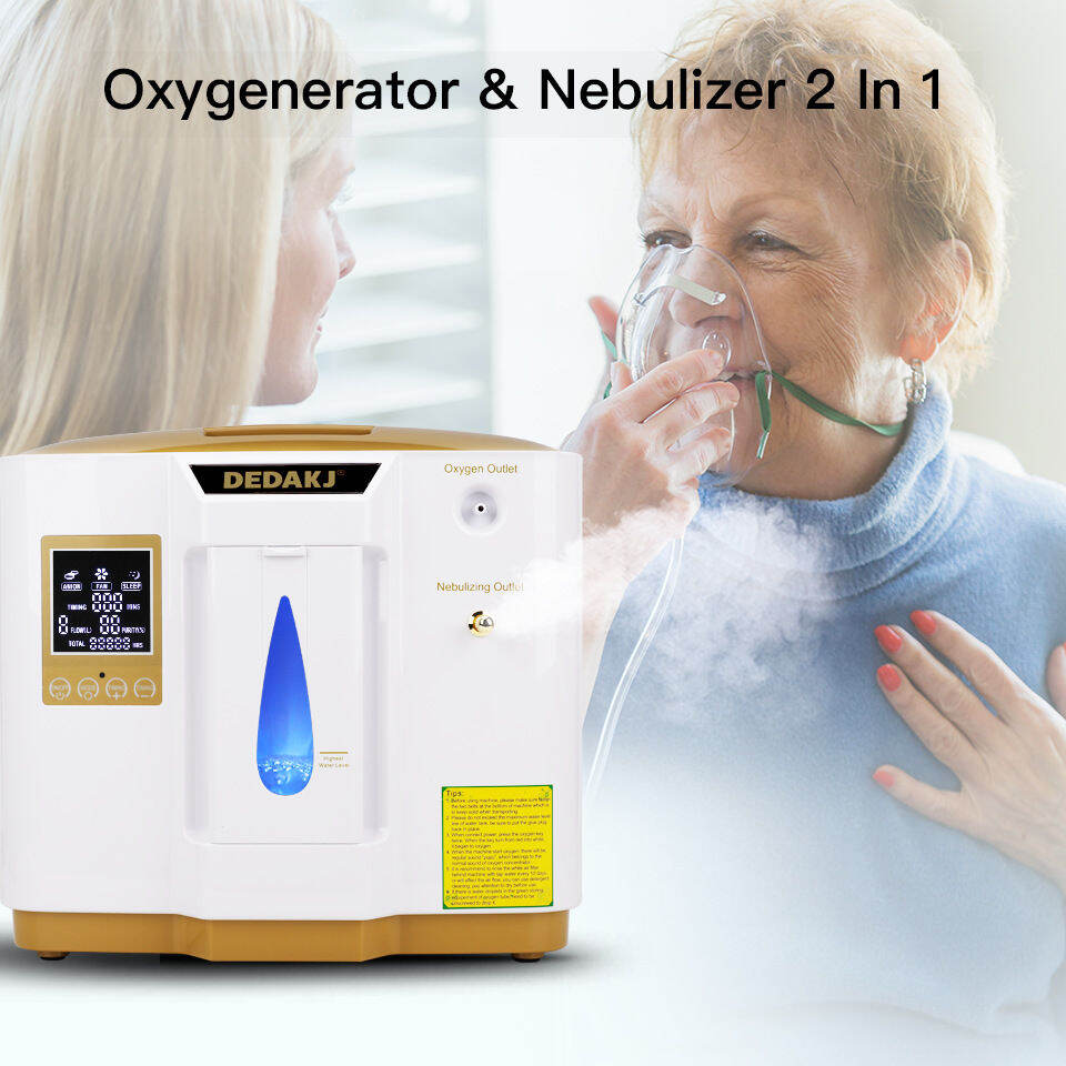 DEDAKJ DE1LW Home Care Portable Oxygen Concentrator Nebulizer 93