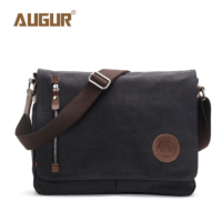 AUGUR new canvas Crossbody Bag Military Army Vintage men and man shoulder Messenger bag Casual Travel school Bags