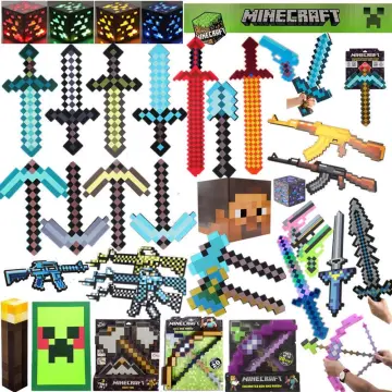 Minecraft Espada,Minecraft Diamond Sword & pickaxe Foam toys