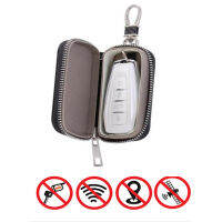 ฝาครอบกุญแจรถ RFID Signal Blocker Premium Key Fob Faraday Cage ProtectorAnti-Theft Anti-Hacking GPS Signal Blocking