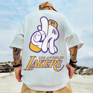 Shop Lakers T Shirt Violet online