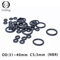 ☸✽♈ 20PC/lot Rubber Ring NBR Sealing O Ring CS3mm OD31/32/33/34/35/36/37/38/39/40x3mm O-Ring Seal Nitrile Gaskets Oil Rings Washer