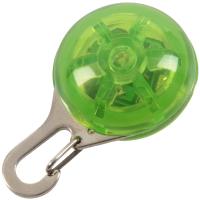 NEW Green Circular Pendant Collar Puppy Led Safety Night Light Pet Dog Collar