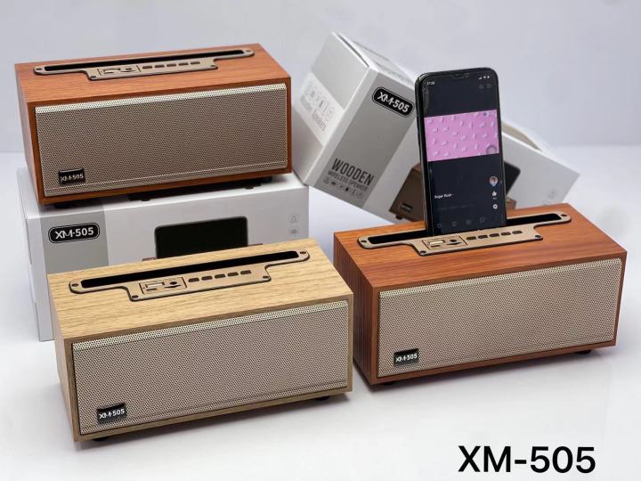 xm-505ลำโพงบลูทูธ-ทรงกระทัดรัด-ดีไซน์หรูหรา-wireless-speaker