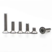 ✖☽✙ M1 M1.2 M1.4 M1.6 M2 M2.5 M3 M4 M5 M6 M8 GB819 Mini Micro Small Stainless Steel Cross Phillips Flat Countersunk Head Screw Bolts