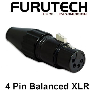หัว FURUTECH FP-706F (R) 4 Pin Balanced XLR Connector audio grade made in japan / ร้าน All Cable