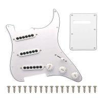 Prewired ST Pickguard SSS 3 Single Coil Pickups Adjustable Screws for Standard Guitar Parts