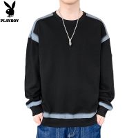 ❏♈ Mens sweater casual long sleeved T-shirt round neck mens