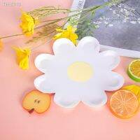 ❏ 10pcs Daisy Picnic Paper Plate Tableware White Daisies Flowers Plates for Summer Daisy Flower Theme kids Birthday Party Decor