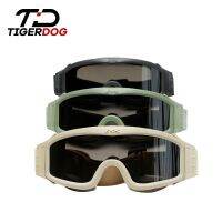 TigerDog outdoor goggles against sand lens anti-fog men and women riding tactical ESS strike goggles